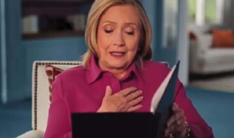 pathetic:-hillary-clinton-cries-as-she-reads-victory-speech-she-wrote-for-2016-(video)