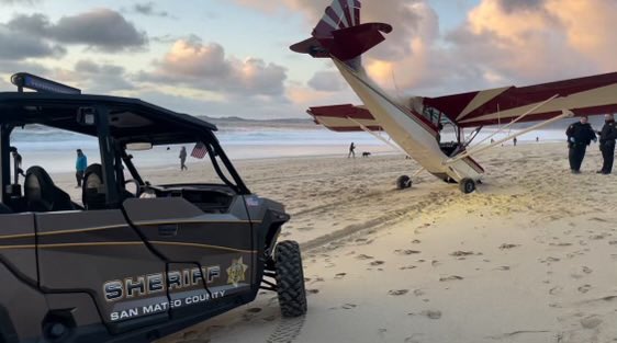 suspected-plane-thief-arrested-after-stolen-aircraft-crash-landed-on-california-beach