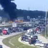 investigation-launched-after-plane-tried-to-make-emergency-landing-on-us-interstate,-killing-two-after-fiery-collision-with-car