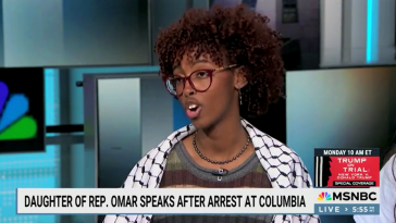 omar’s-daughter-decries-‘hypocrisy,’-says-anti-israel-students-are-‘100%-targeted’-after-suspension-and-arrest